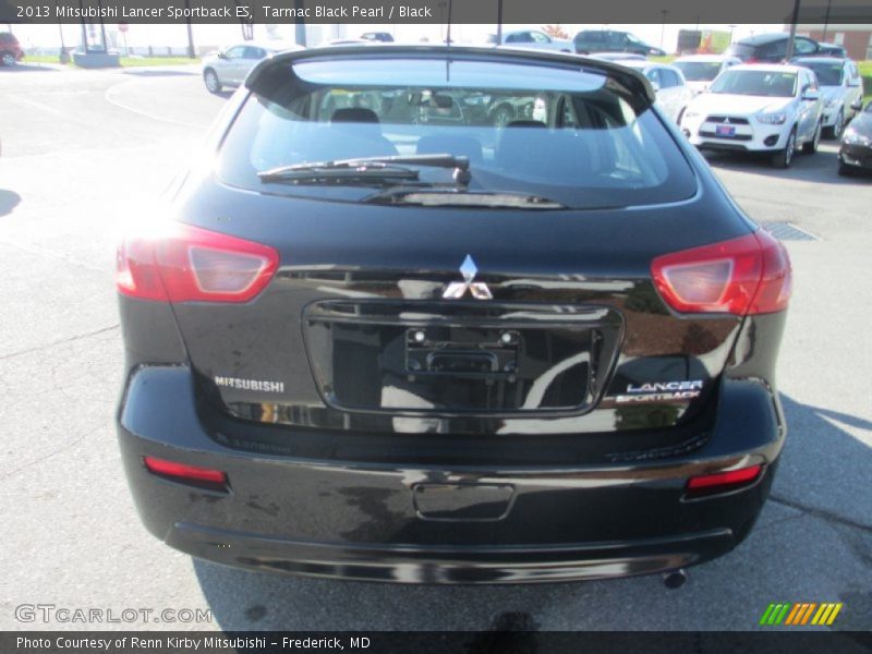 Tarmac Black Pearl / Black 2013 Mitsubishi Lancer Sportback ES