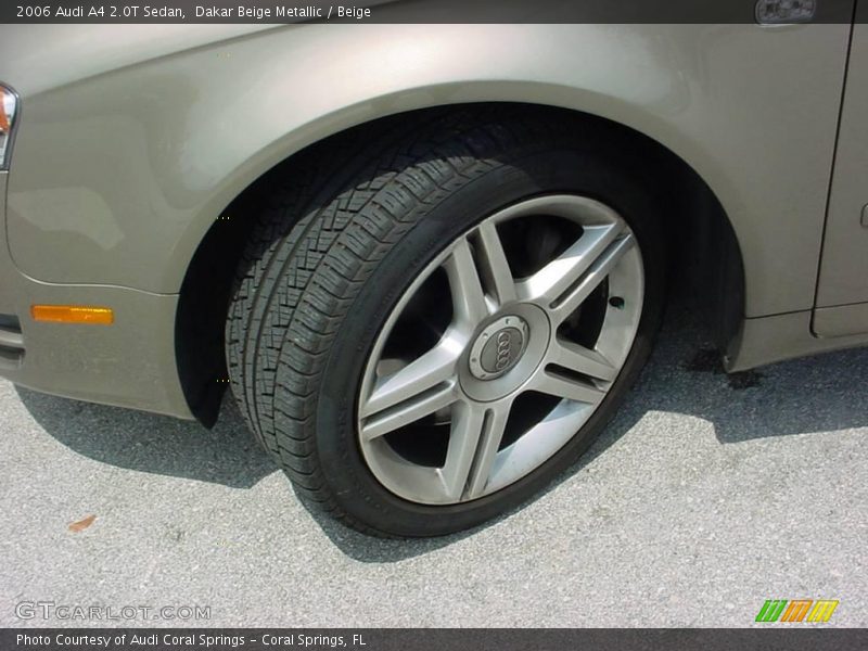Dakar Beige Metallic / Beige 2006 Audi A4 2.0T Sedan