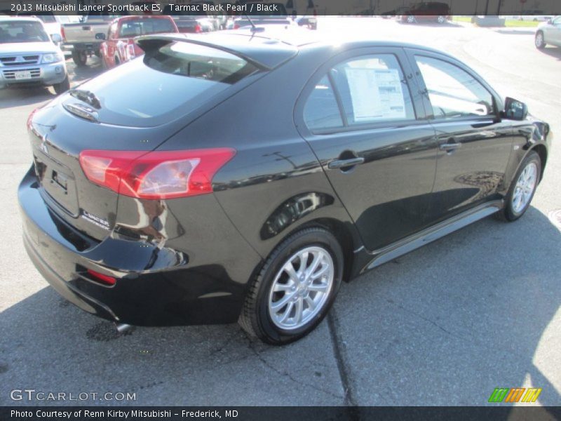 Tarmac Black Pearl / Black 2013 Mitsubishi Lancer Sportback ES