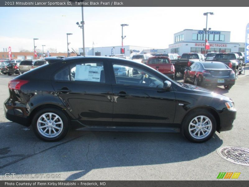 Tarmac Black Pearl / Black 2013 Mitsubishi Lancer Sportback ES