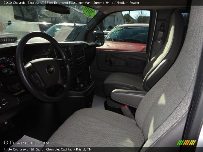 Summit White / Medium Pewter 2010 Chevrolet Express LT 3500 Extended Passenger Van