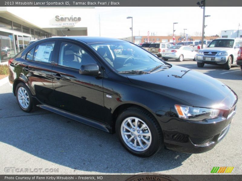 Tarmac Black Pearl / Black 2013 Mitsubishi Lancer Sportback ES