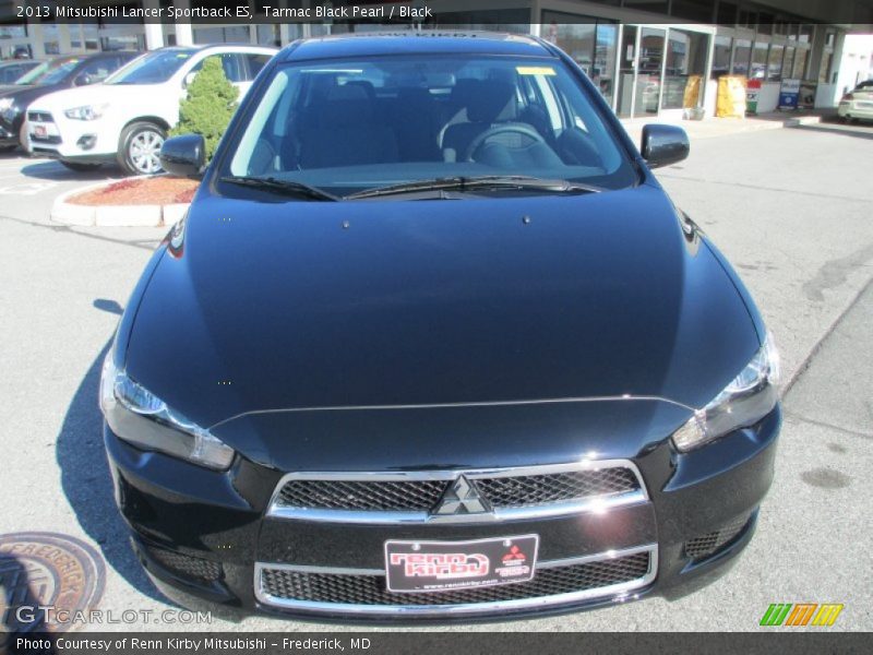 Tarmac Black Pearl / Black 2013 Mitsubishi Lancer Sportback ES