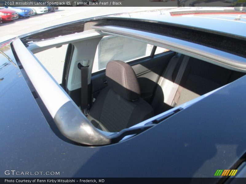 Tarmac Black Pearl / Black 2013 Mitsubishi Lancer Sportback ES