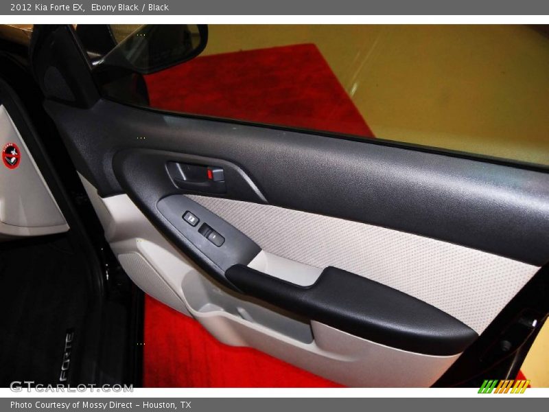 Ebony Black / Black 2012 Kia Forte EX