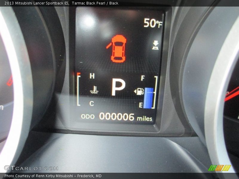 Tarmac Black Pearl / Black 2013 Mitsubishi Lancer Sportback ES