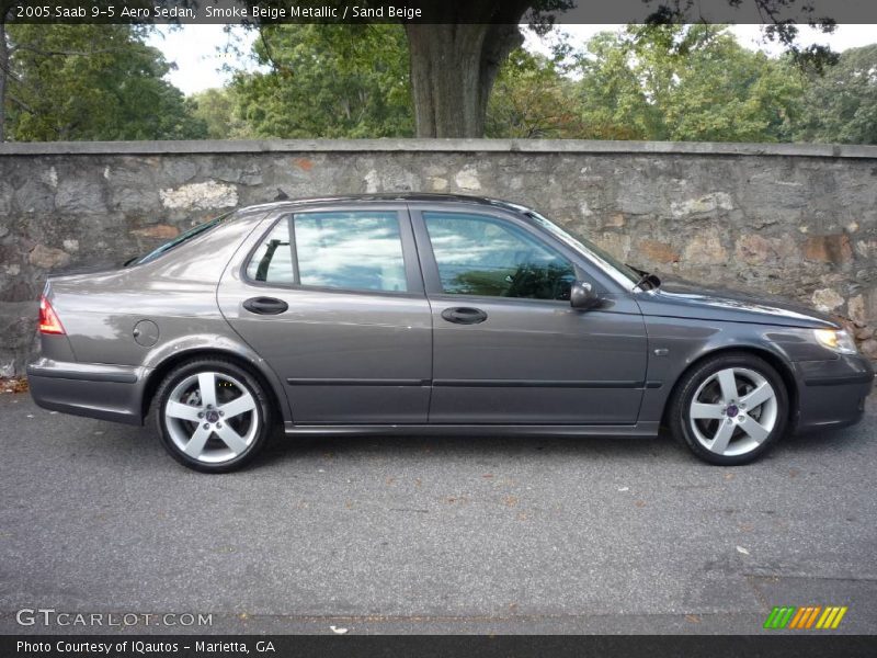 Smoke Beige Metallic / Sand Beige 2005 Saab 9-5 Aero Sedan