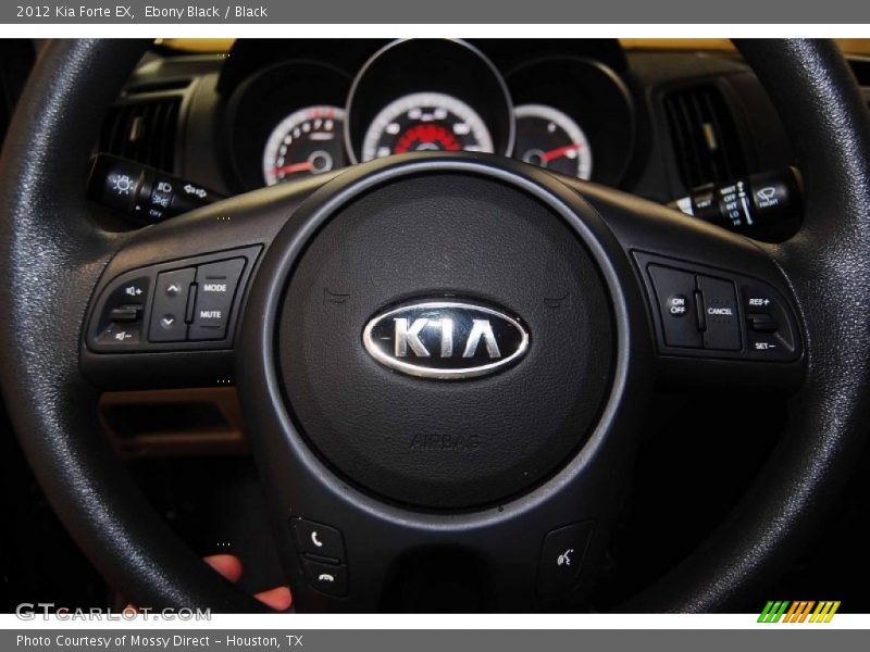 Ebony Black / Black 2012 Kia Forte EX