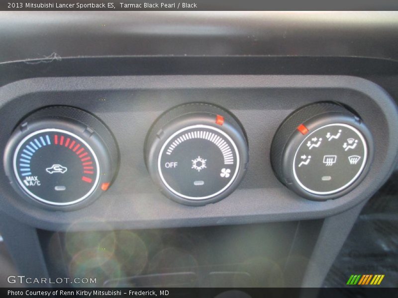 Tarmac Black Pearl / Black 2013 Mitsubishi Lancer Sportback ES