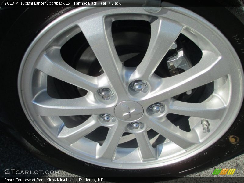 Tarmac Black Pearl / Black 2013 Mitsubishi Lancer Sportback ES