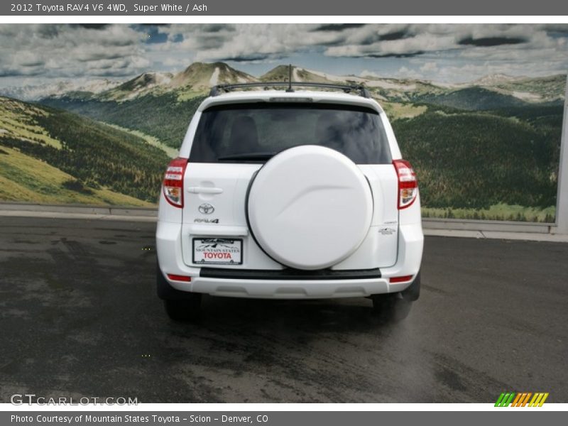 Super White / Ash 2012 Toyota RAV4 V6 4WD