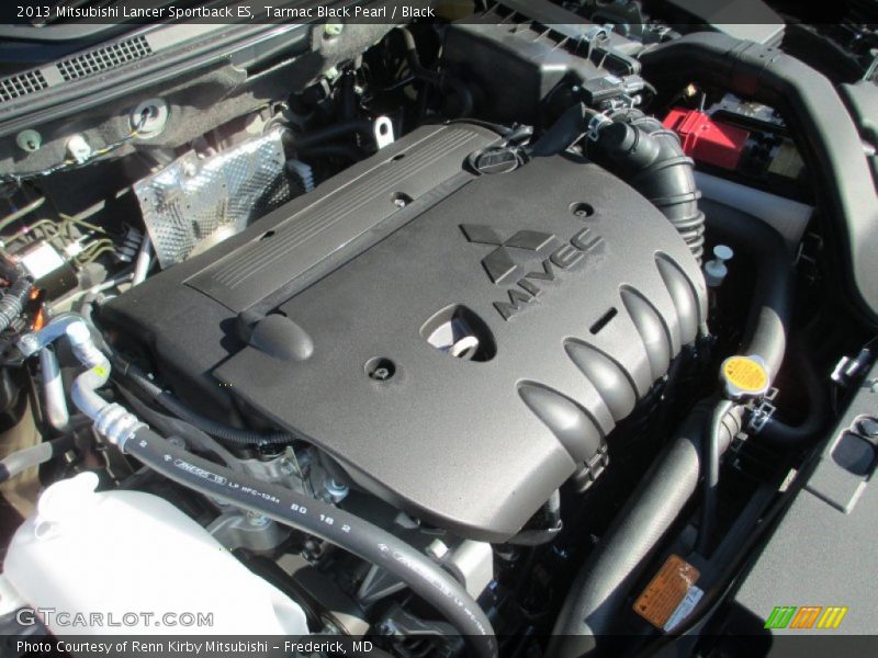 Tarmac Black Pearl / Black 2013 Mitsubishi Lancer Sportback ES