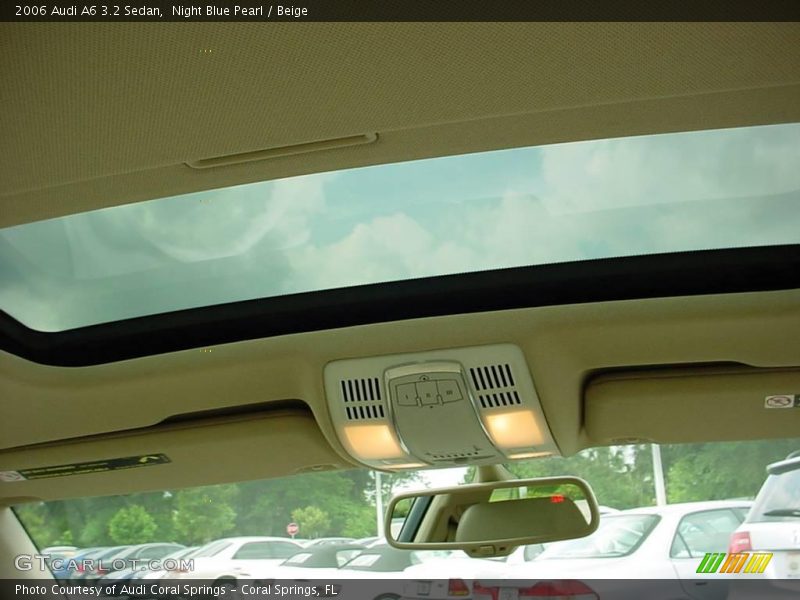 Night Blue Pearl / Beige 2006 Audi A6 3.2 Sedan