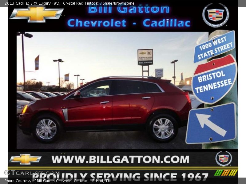 Crystal Red Tintcoat / Shale/Brownstone 2013 Cadillac SRX Luxury FWD