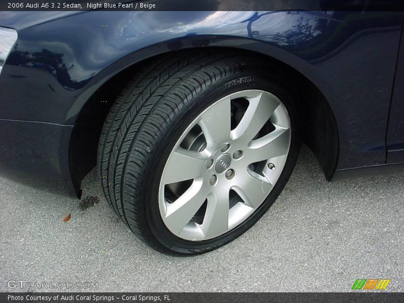 Night Blue Pearl / Beige 2006 Audi A6 3.2 Sedan