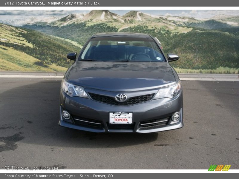 Magnetic Gray Metallic / Black 2012 Toyota Camry SE