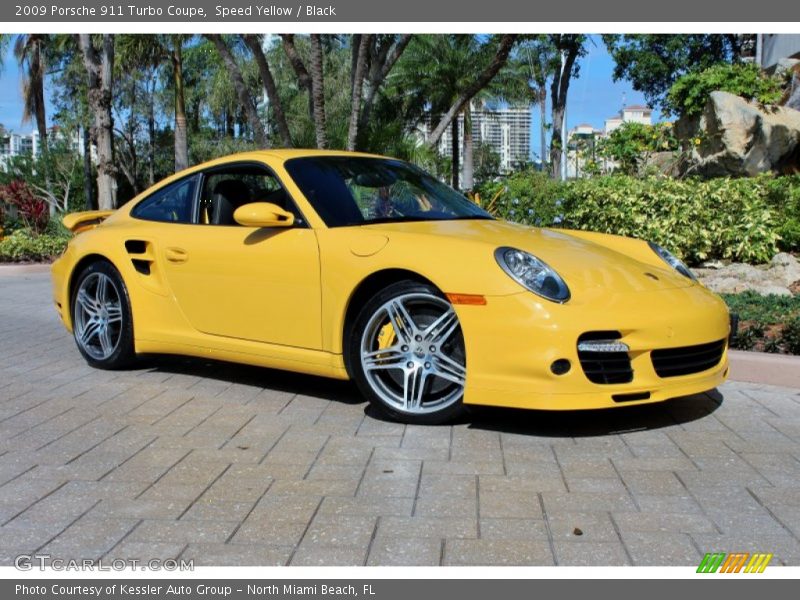 Front 3/4 View of 2009 911 Turbo Coupe