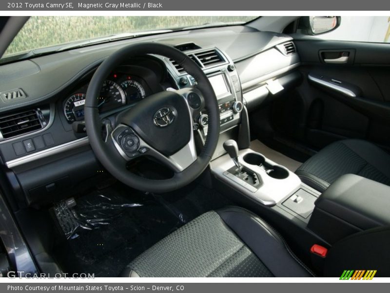 Magnetic Gray Metallic / Black 2012 Toyota Camry SE