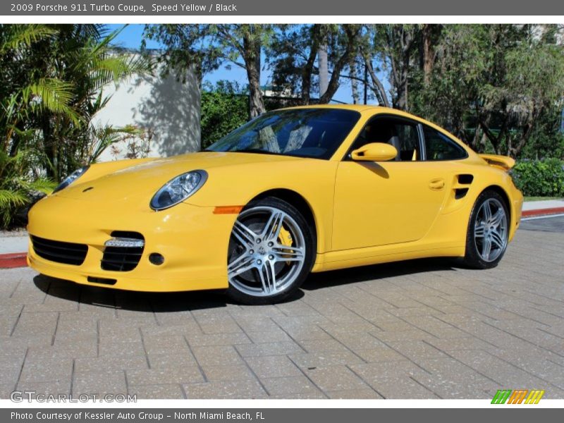 Front 3/4 View of 2009 911 Turbo Coupe