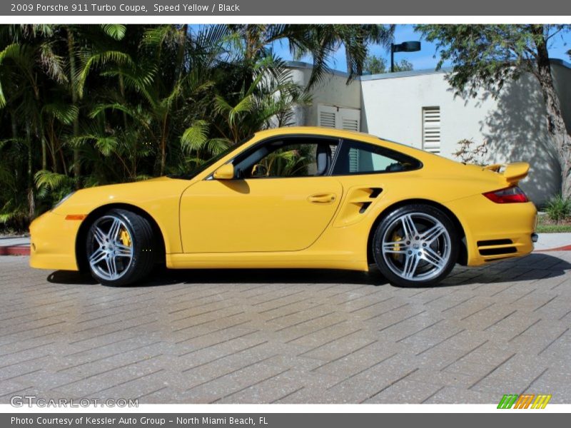 2009 911 Turbo Coupe Speed Yellow