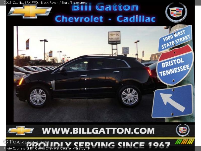 Black Raven / Shale/Brownstone 2013 Cadillac SRX FWD