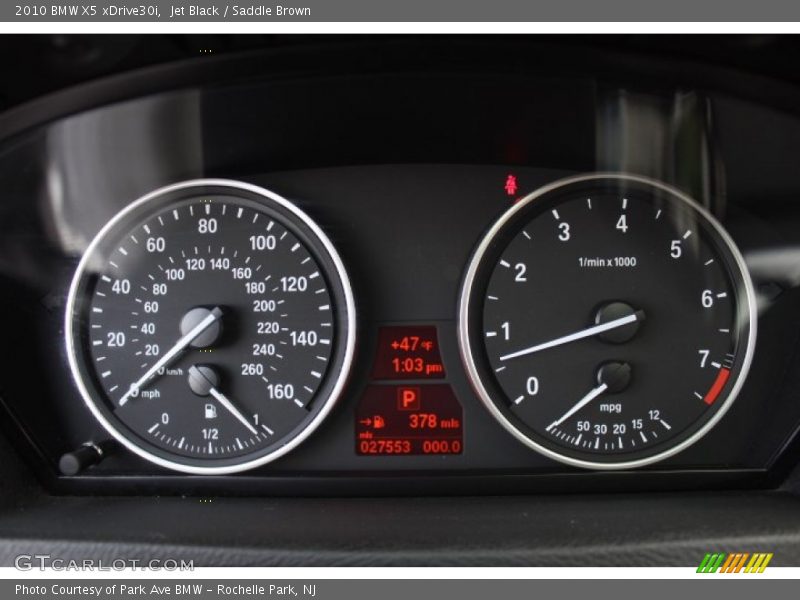 Jet Black / Saddle Brown 2010 BMW X5 xDrive30i