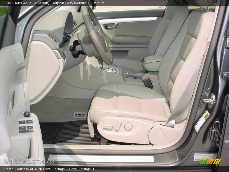 Dolphin Gray Metallic / Platinum 2007 Audi A4 2.0T Sedan