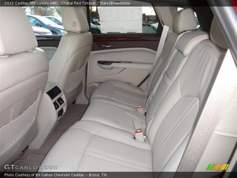 Crystal Red Tintcoat / Shale/Brownstone 2013 Cadillac SRX Luxury AWD