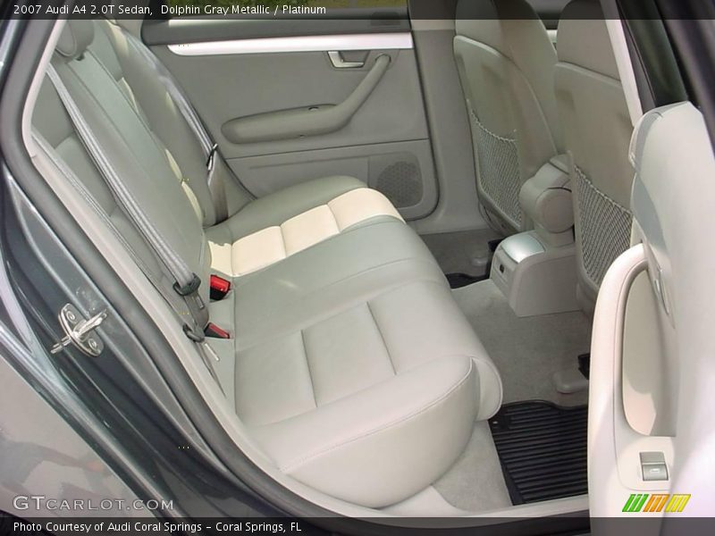 Dolphin Gray Metallic / Platinum 2007 Audi A4 2.0T Sedan