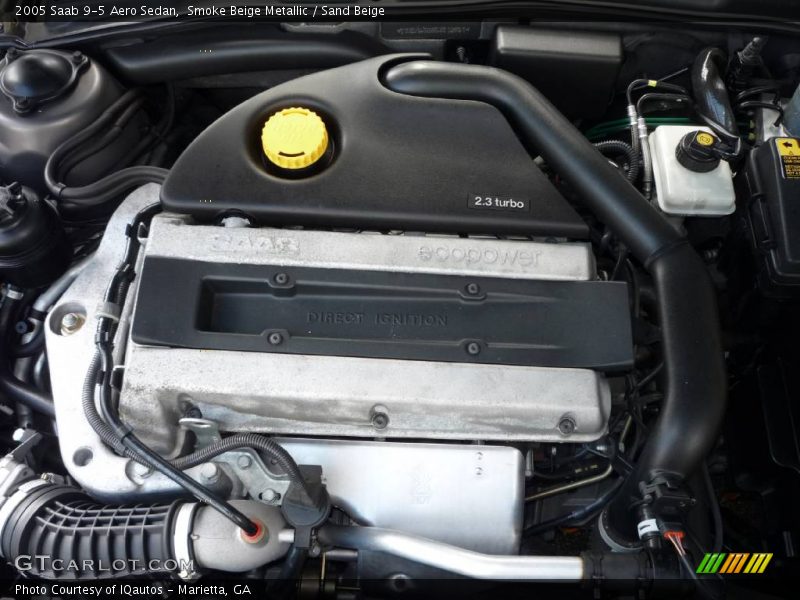 Smoke Beige Metallic / Sand Beige 2005 Saab 9-5 Aero Sedan