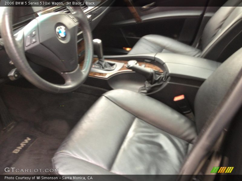 Jet Black / Black 2006 BMW 5 Series 530xi Wagon