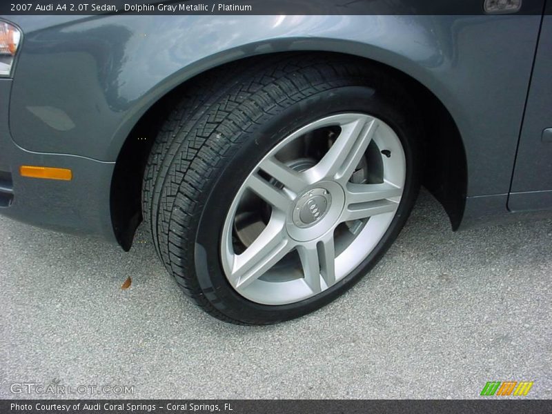 Dolphin Gray Metallic / Platinum 2007 Audi A4 2.0T Sedan