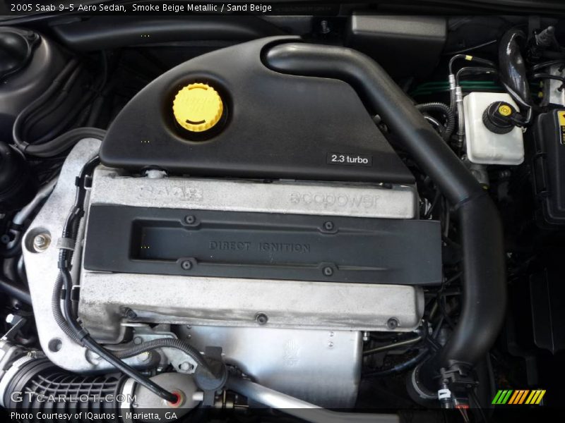 Smoke Beige Metallic / Sand Beige 2005 Saab 9-5 Aero Sedan