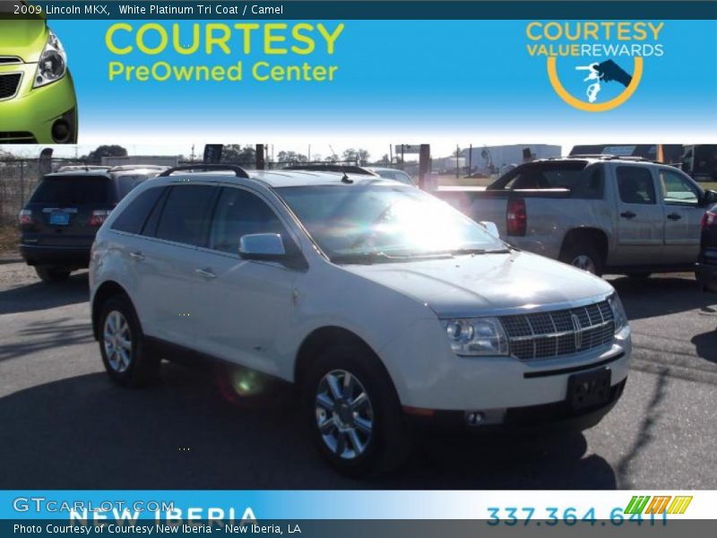 White Platinum Tri Coat / Camel 2009 Lincoln MKX
