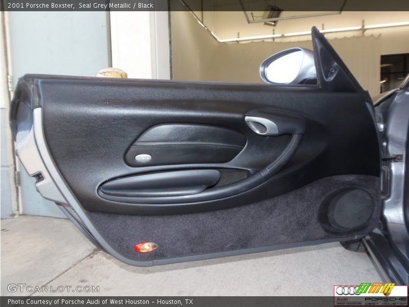 Seal Grey Metallic / Black 2001 Porsche Boxster