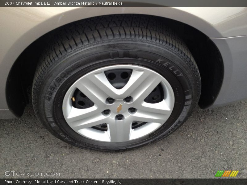 Amber Bronze Metallic / Neutral Beige 2007 Chevrolet Impala LS