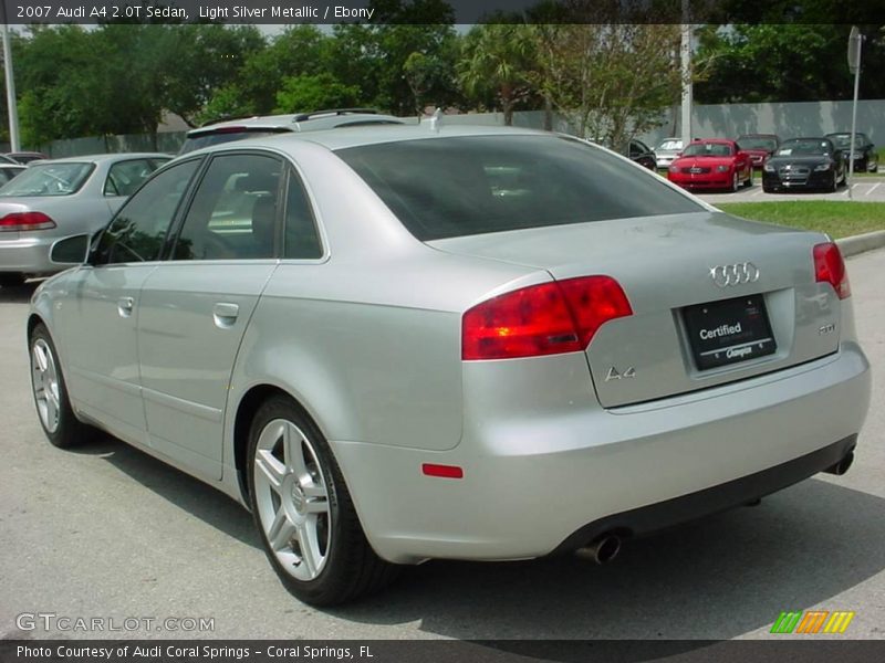 Light Silver Metallic / Ebony 2007 Audi A4 2.0T Sedan