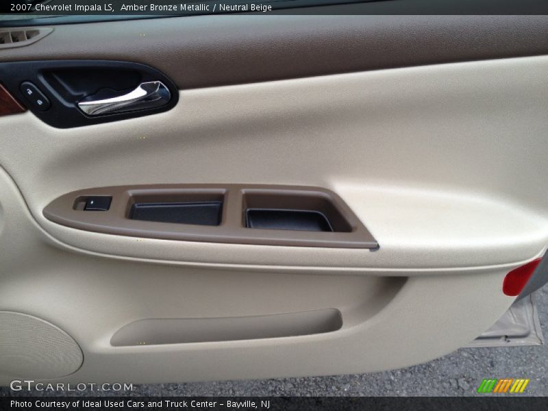 Amber Bronze Metallic / Neutral Beige 2007 Chevrolet Impala LS