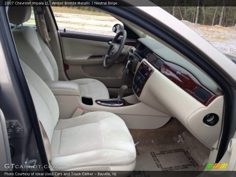 Amber Bronze Metallic / Neutral Beige 2007 Chevrolet Impala LS