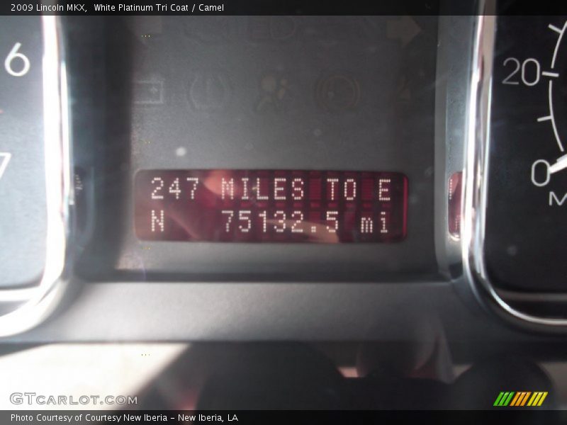 White Platinum Tri Coat / Camel 2009 Lincoln MKX