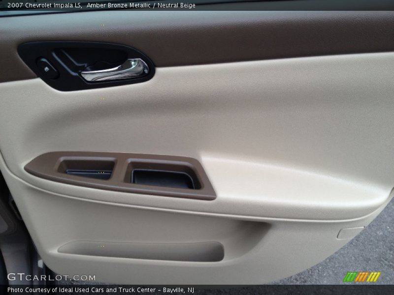 Amber Bronze Metallic / Neutral Beige 2007 Chevrolet Impala LS
