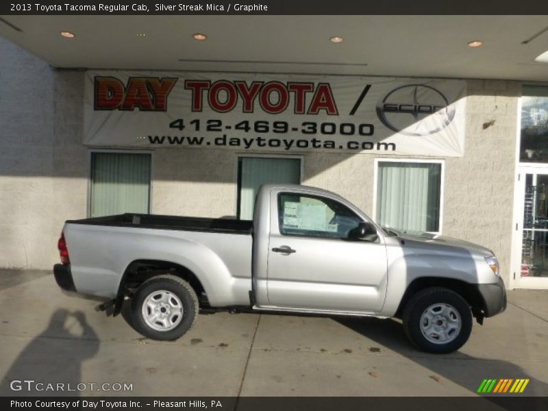 Silver Streak Mica / Graphite 2013 Toyota Tacoma Regular Cab