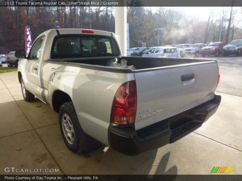 Silver Streak Mica / Graphite 2013 Toyota Tacoma Regular Cab