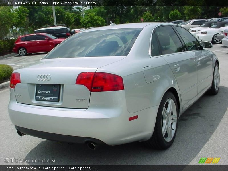Light Silver Metallic / Ebony 2007 Audi A4 2.0T Sedan
