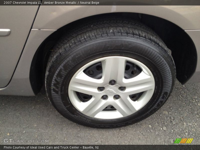 Amber Bronze Metallic / Neutral Beige 2007 Chevrolet Impala LS
