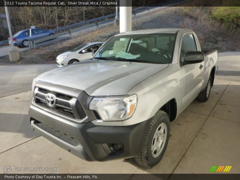 Silver Streak Mica / Graphite 2013 Toyota Tacoma Regular Cab