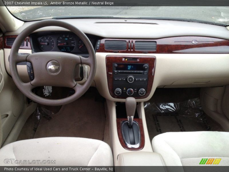 Amber Bronze Metallic / Neutral Beige 2007 Chevrolet Impala LS