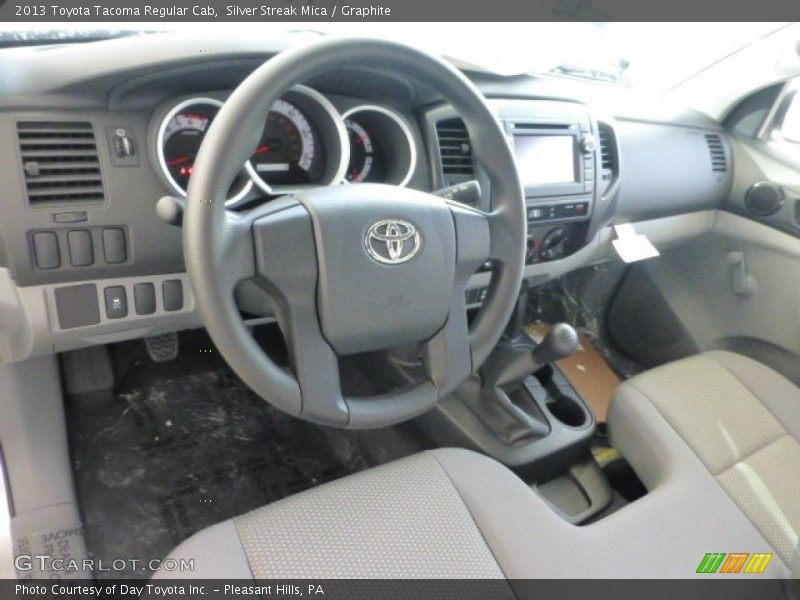 Graphite Interior - 2013 Tacoma Regular Cab 