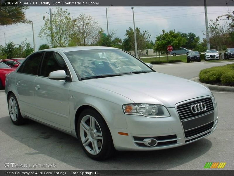 Light Silver Metallic / Ebony 2007 Audi A4 2.0T Sedan