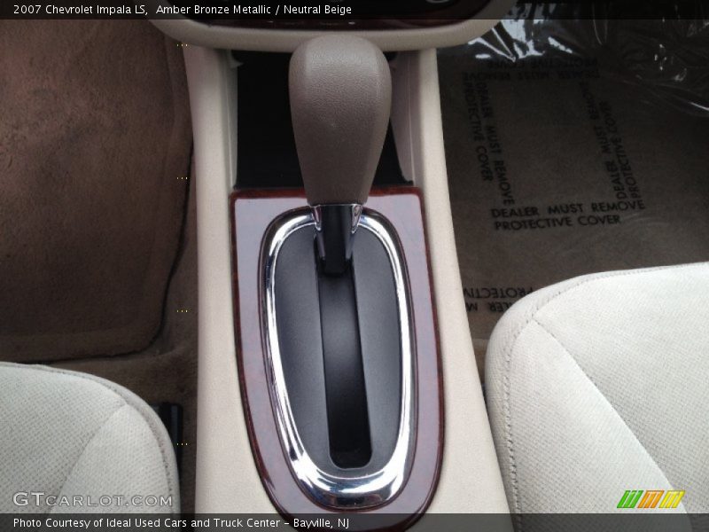Amber Bronze Metallic / Neutral Beige 2007 Chevrolet Impala LS